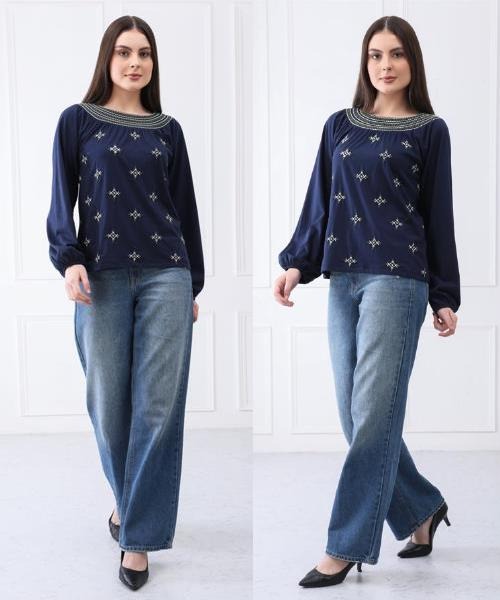 Starwoven blouson top